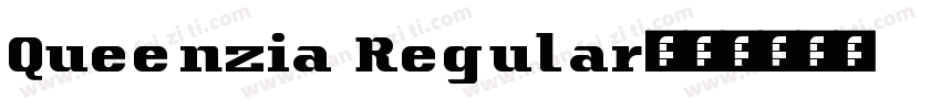 Queenzia Regular字体转换